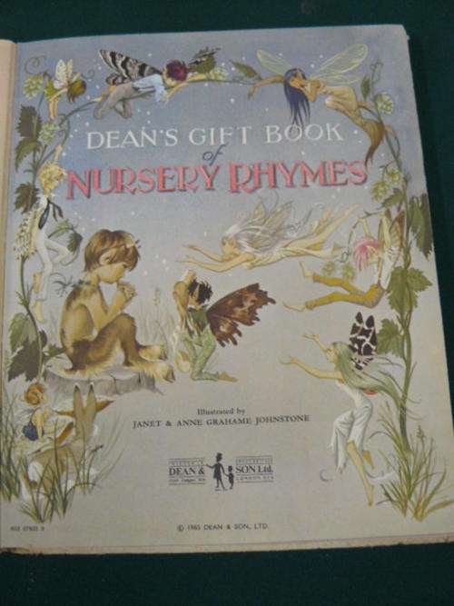 DEANS GIFT BOOK OF NURSERT RHYMES VINTAGE