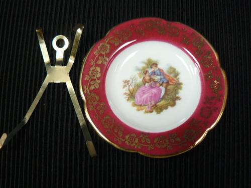 LIMOGES FRANCE PLATE AND HANGGER