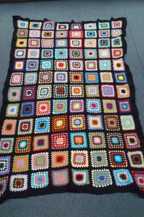 HAND CROCHETED BLANKET COLLECTABLE AND LOVELY A MUST HAVE FOR ANY OCCASION!!!@@@!!!