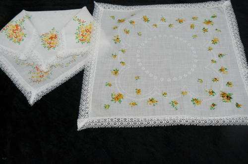 COTTON HANKIES X 2