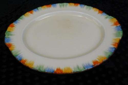 PLATTER 29 CM CHAMELEON HAND PAINTED GRINDLEY