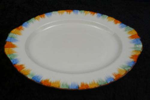 GRINDLEY CHAMELEON HAND PAINTED PLATTER LARGE