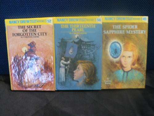 3 x NANCY DREW HARD COVER BOOKS
