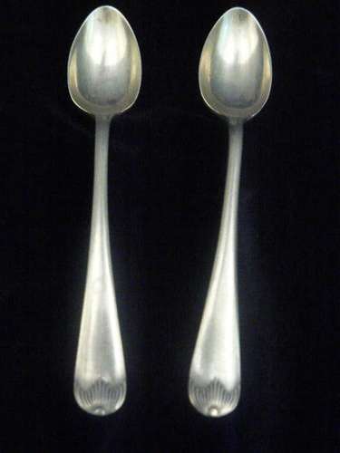 EPNS SPOONS X 2 ART DECO
