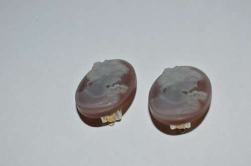 CAMEO STYLE FASHION EARRINGS