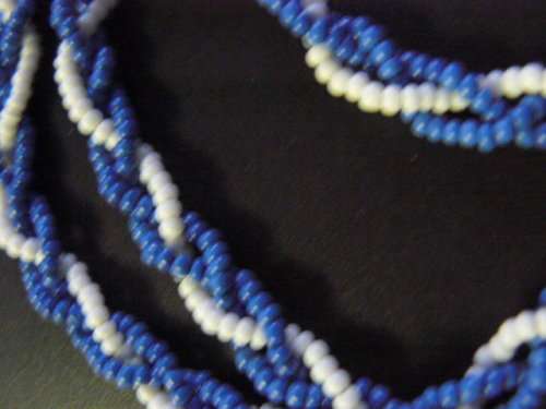 HAND BEADED AFRICAN BELT OR NECKLACE