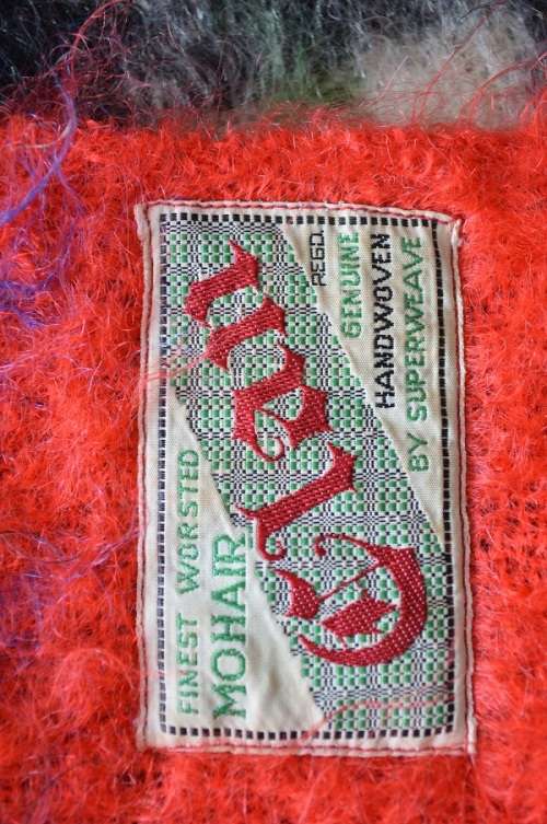 LARGE HAND woven, excellent quality MOHAIR blanket LIKE NEW !@!@!@! REDUCED