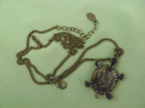 TURTLE PENDANT AND NECKLACE