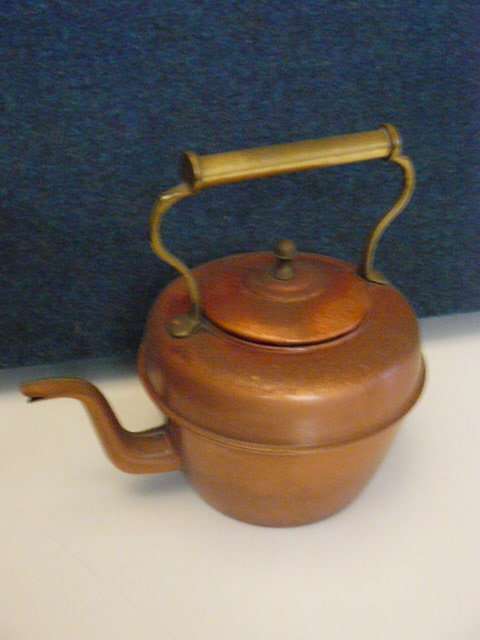 COPPER AND BRASS KETTLE