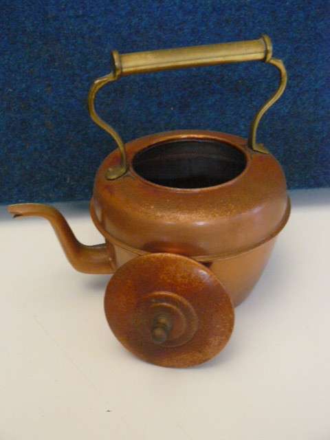 COPPER AND BRASS KETTLE