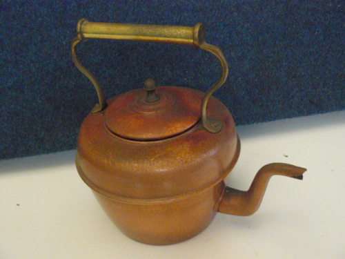COPPER AND BRASS KETTLE
