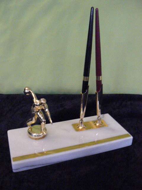 MARBLE PEN STAND - LOVELY !!!@@@!!!