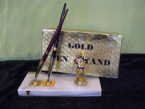 MARBLE PEN STAND - LOVELY !!!@@@!!!