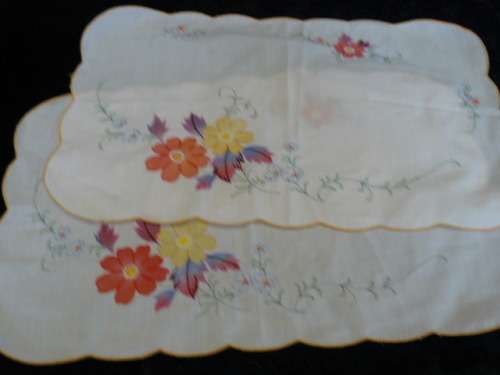 TWO TRAY CLOTHS
