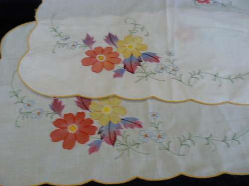 TWO TRAY CLOTHS