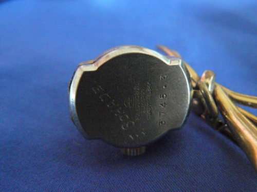 WORKING GOLD PLATED TOP QUALITY AVIA-BROOCH-WATCH HAND WIND