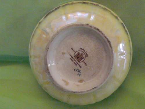 MALING BOWL ENGLAND WITH MOTHER OF PEARL EFFECT