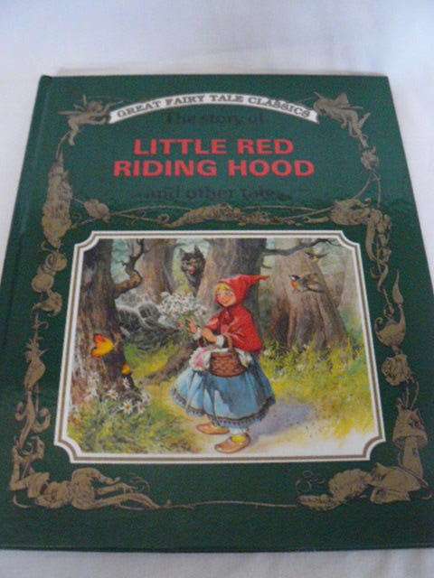 LITTLE RED RIDING HOOD HARD COVER PICTURE BOOK 55P - FAIRY TALE CLASSICS