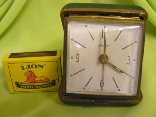 COLLECTABLE TRAVEL ALARM CLOCK JERGER - GERMANY