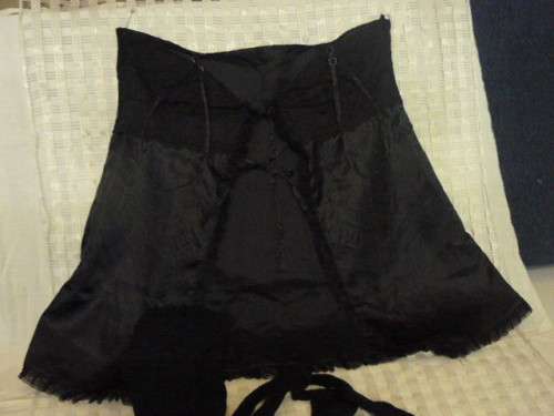 BLACK TOP M AND M BLACK STOCKINGS