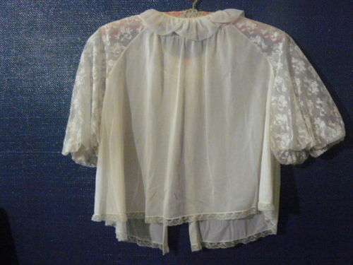 WHITE BED JACKET 34 - 36
