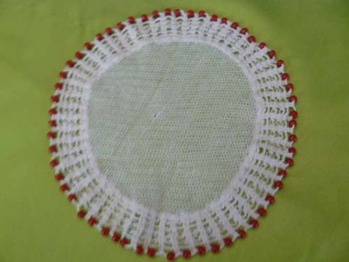 CROCHETER EDGE NET JUG COVER 17 CM