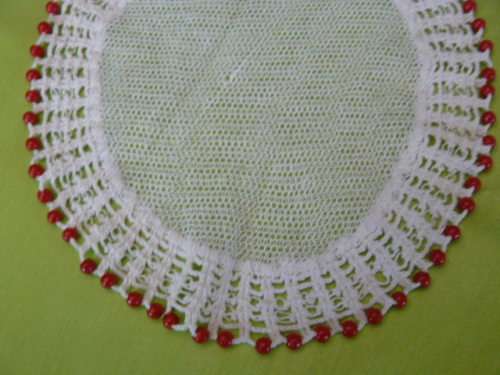 CROCHETER EDGE NET JUG COVER 17 CM