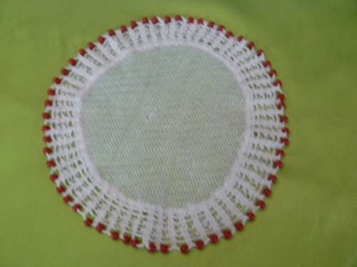 CROCHETER EDGE NET JUG COVER 17 CM