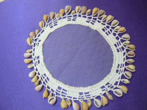 NET JUG COVER WITH SHELLS