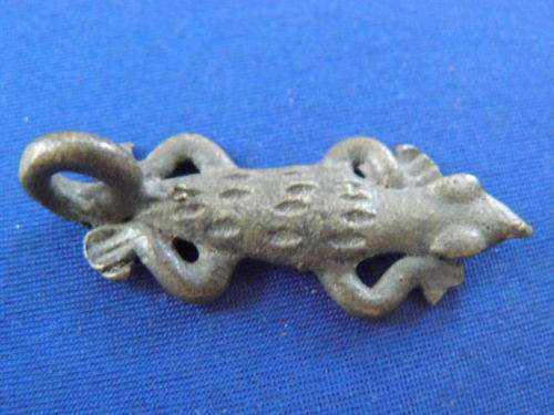ASHANTI BRASS PENDANT 4 CM