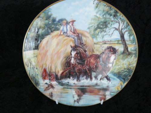 ROYAL DOULTON THE NOBLE SHIRES A REFRESHING CHANGE 21 CM
