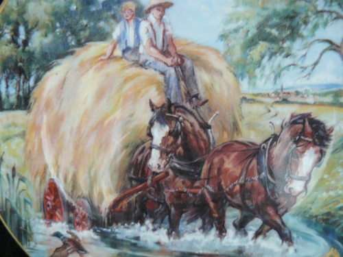 ROYAL DOULTON THE NOBLE SHIRES A REFRESHING CHANGE 21 CM