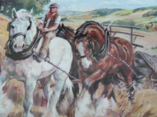 ROYAL DOULTON THE NOBLE SHIRES HOMEWARD BOUND 21 CM REDUCED