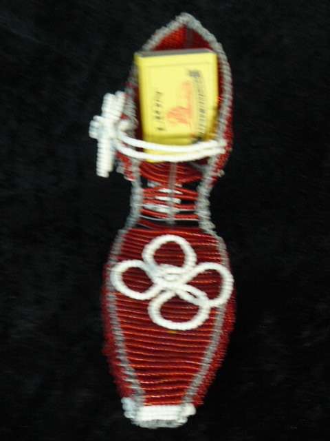 HAND CRAFTED WITH BEADS SHOE
