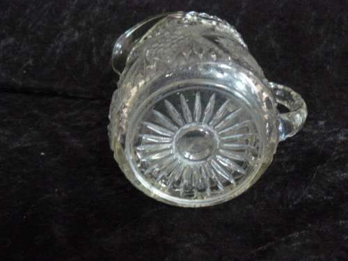 PRESSED CUT GLASS JUG