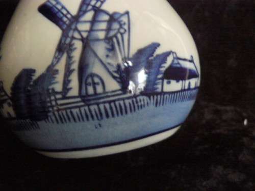BLUE AND WHITE VASE