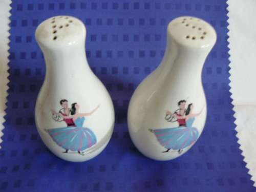 ART DECO SALT AND PEPER SET