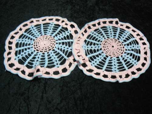 HAND CROCHETED COTTON DOILIES