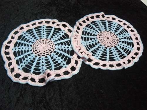 HAND CROCHETED COTTON DOILIES