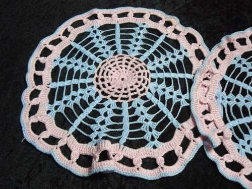 HAND CROCHETED COTTON DOILIES