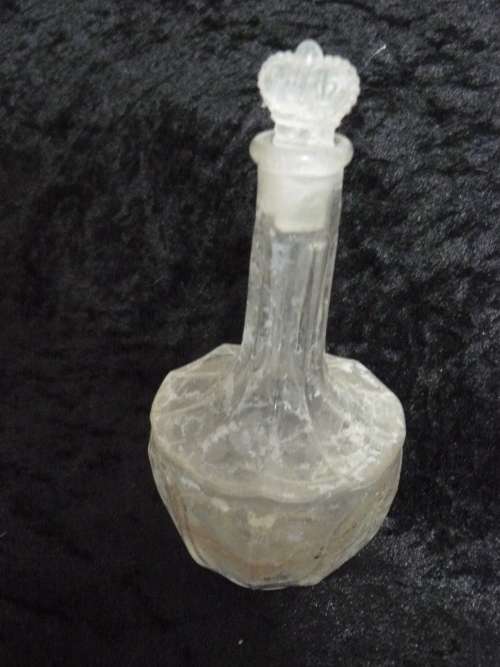 VERY OD RARE GLASS BOTTLE WITH STOPPER