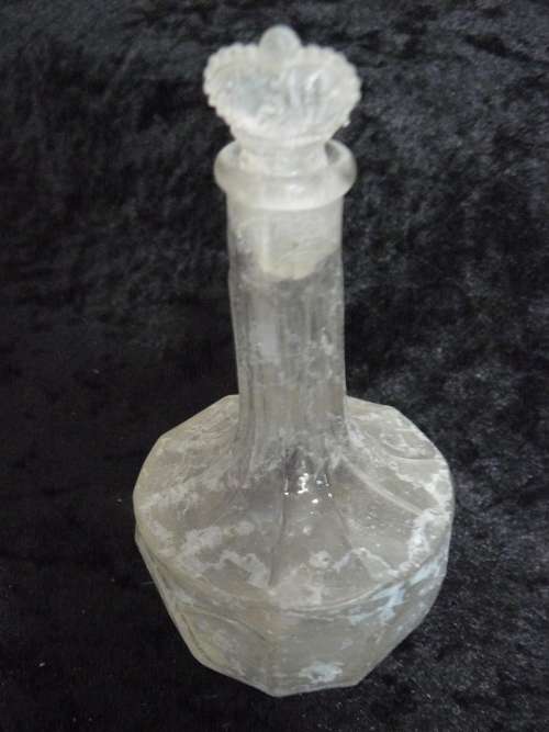 VERY OD RARE GLASS BOTTLE WITH STOPPER