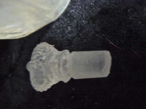 VERY OD RARE GLASS BOTTLE WITH STOPPER