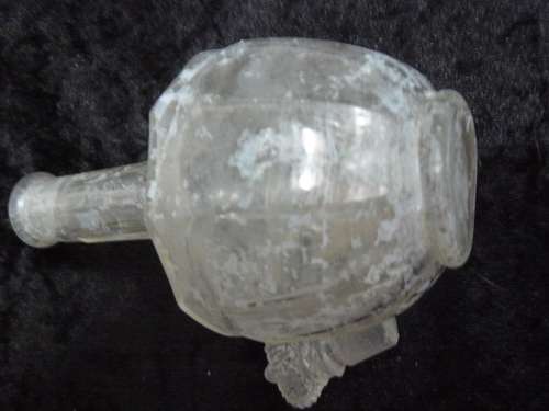 VERY OD RARE GLASS BOTTLE WITH STOPPER