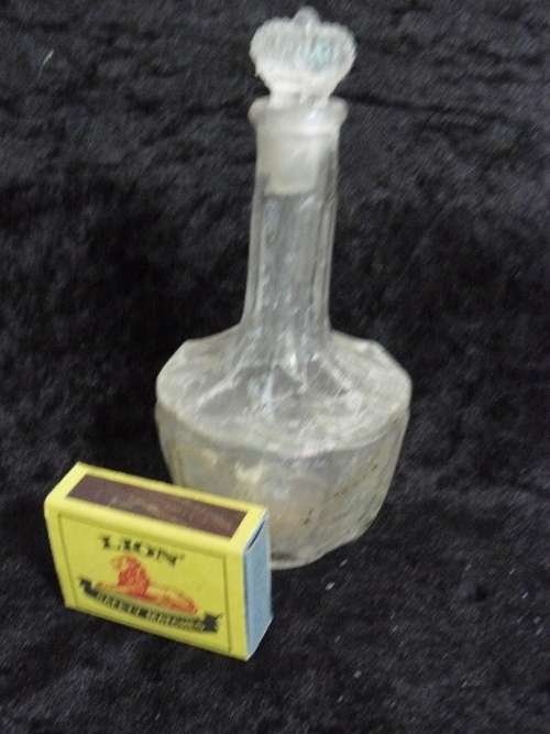 VERY OD RARE GLASS BOTTLE WITH STOPPER