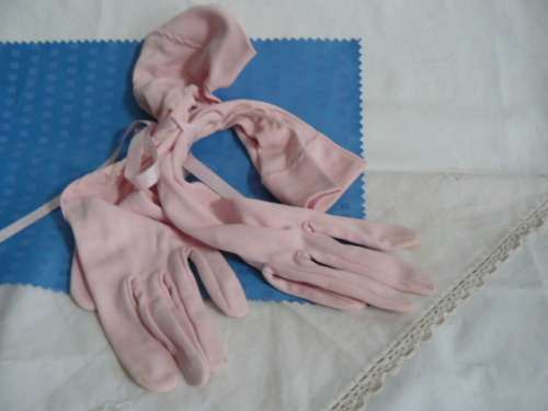 VINTAGE GLOVES PINK M