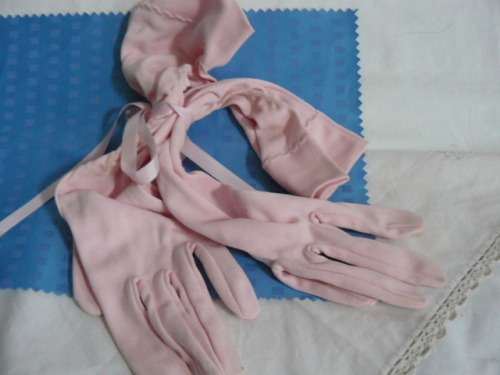 VINTAGE GLOVES PINK M