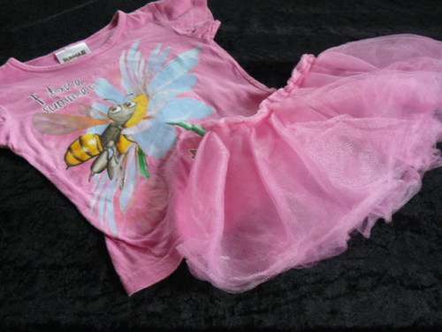 T SHIRT AND TUTU 2 - 3 YEARS