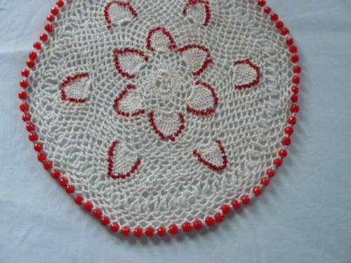 BEADED  JUG OR GLASS COVER