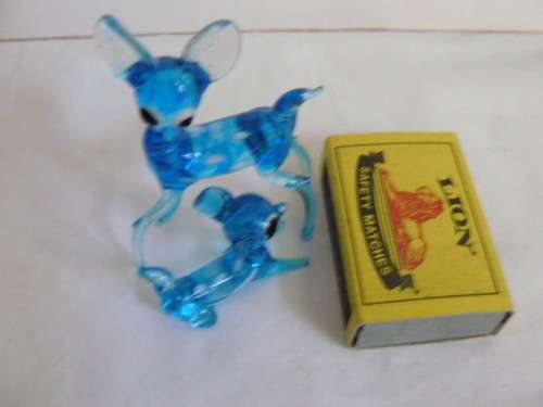 MOTHER AND BABY BAMBI GLASS